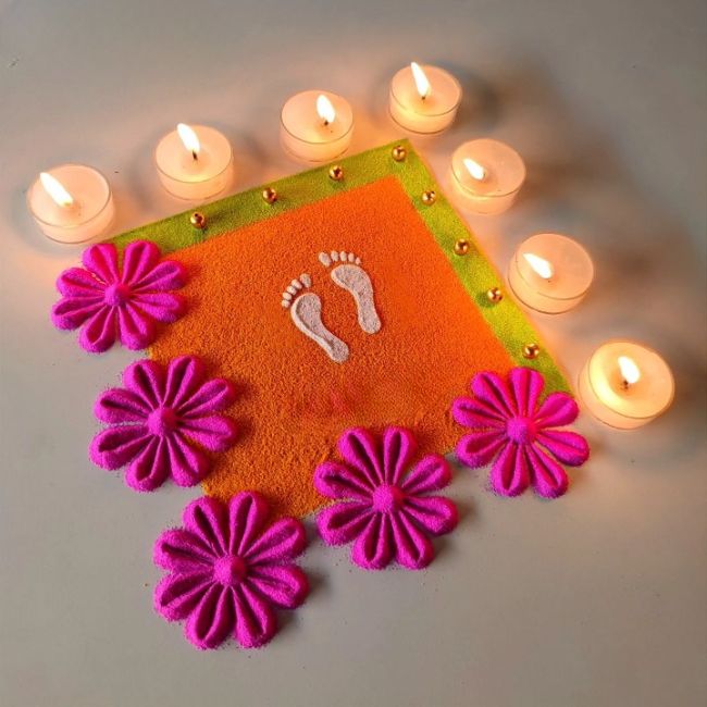 diwali rangoli design